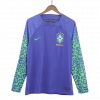 maillot Brazil 2022 extérieur bleu manches longues