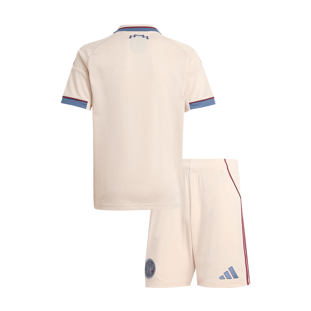 kit enfant Ajax 2025/26 troisième blanc