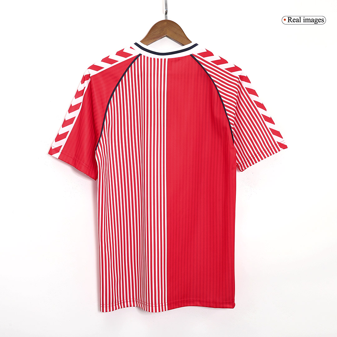 maillot Denmark 1986 domicile orange Retro
