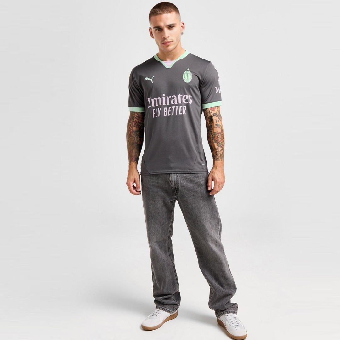 maillot AC Milan 2024/25 troisième gris