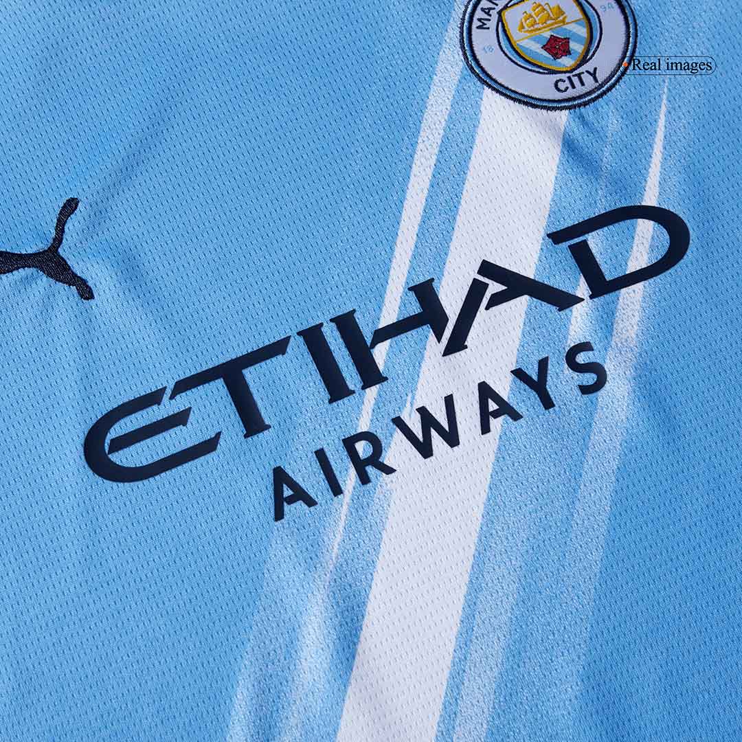 kit enfant Manchester City 2025/26 domicile bleu