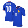 maillot MBAPPE #10 France 2024 domicile bleu Player Version