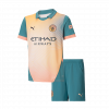 kit enfant Manchester City 2024/25 quatrième bleu