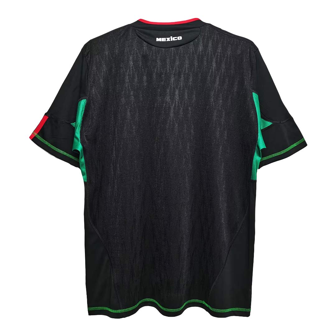 maillot Mexico 2010 extérieur noir Retro