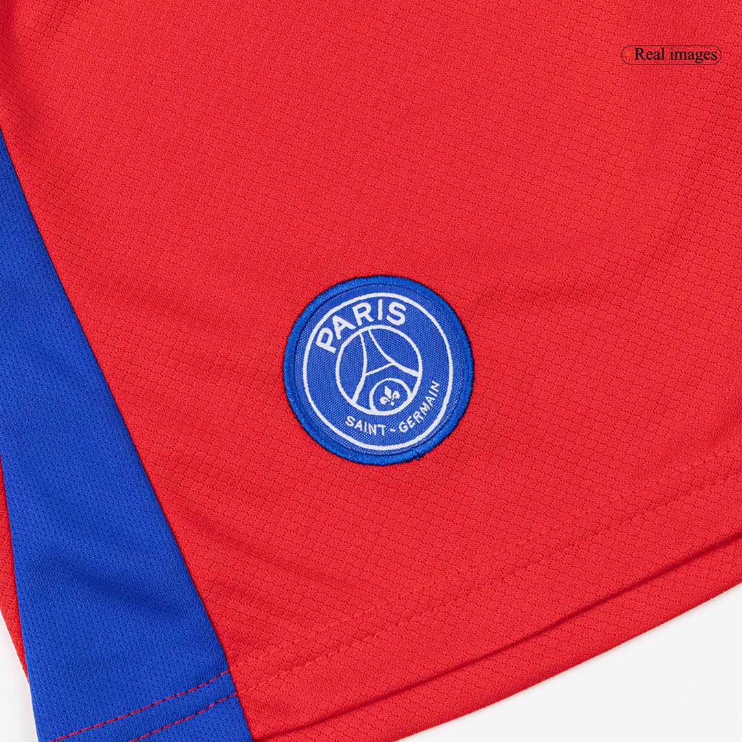 kit enfant Paris Saint-Germain 2025/26 troisième rouge
