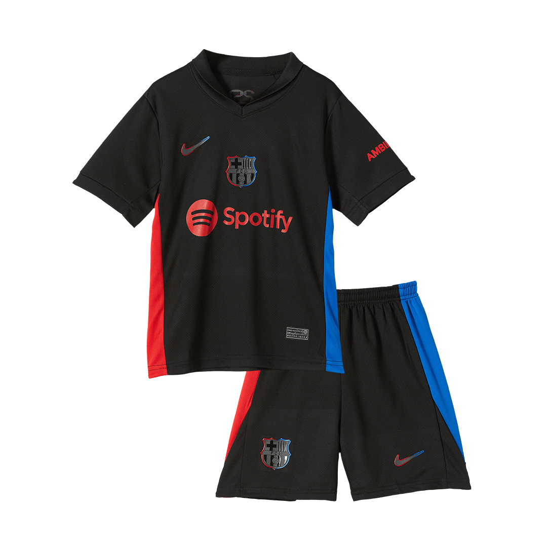 kit enfant Barcelona 2024/25 extérieur noir