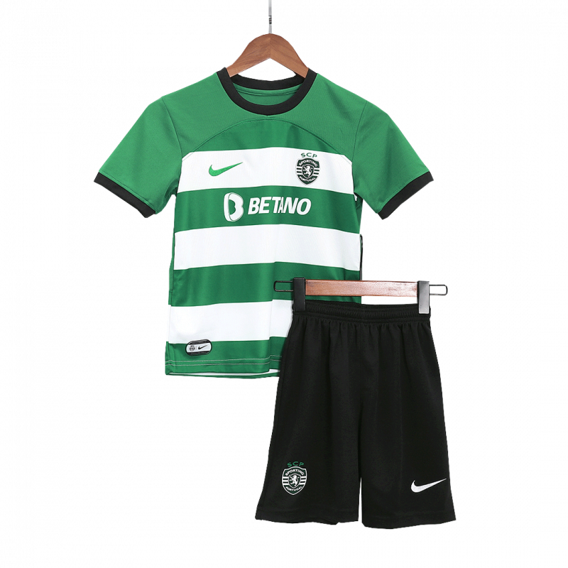 kit enfant Sporting CP 2023/24 domicile blanc