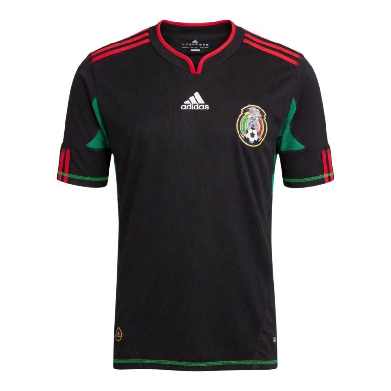 maillot Mexico 2010 extérieur noir Retro