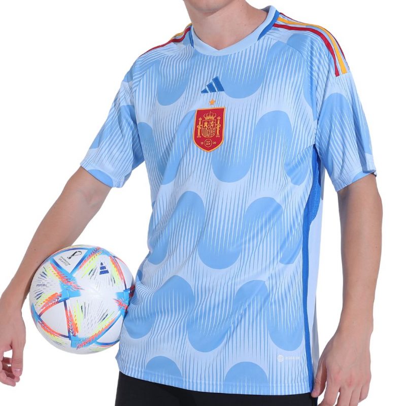maillot Spain 2022 extérieur bleu