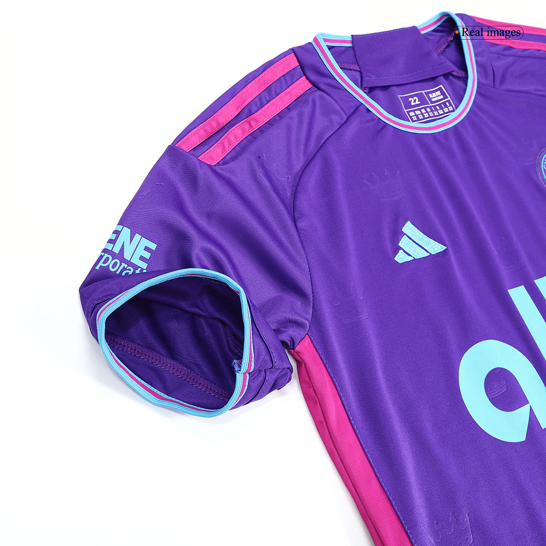 kit enfant Charlotte FC 2023 extérieur violet