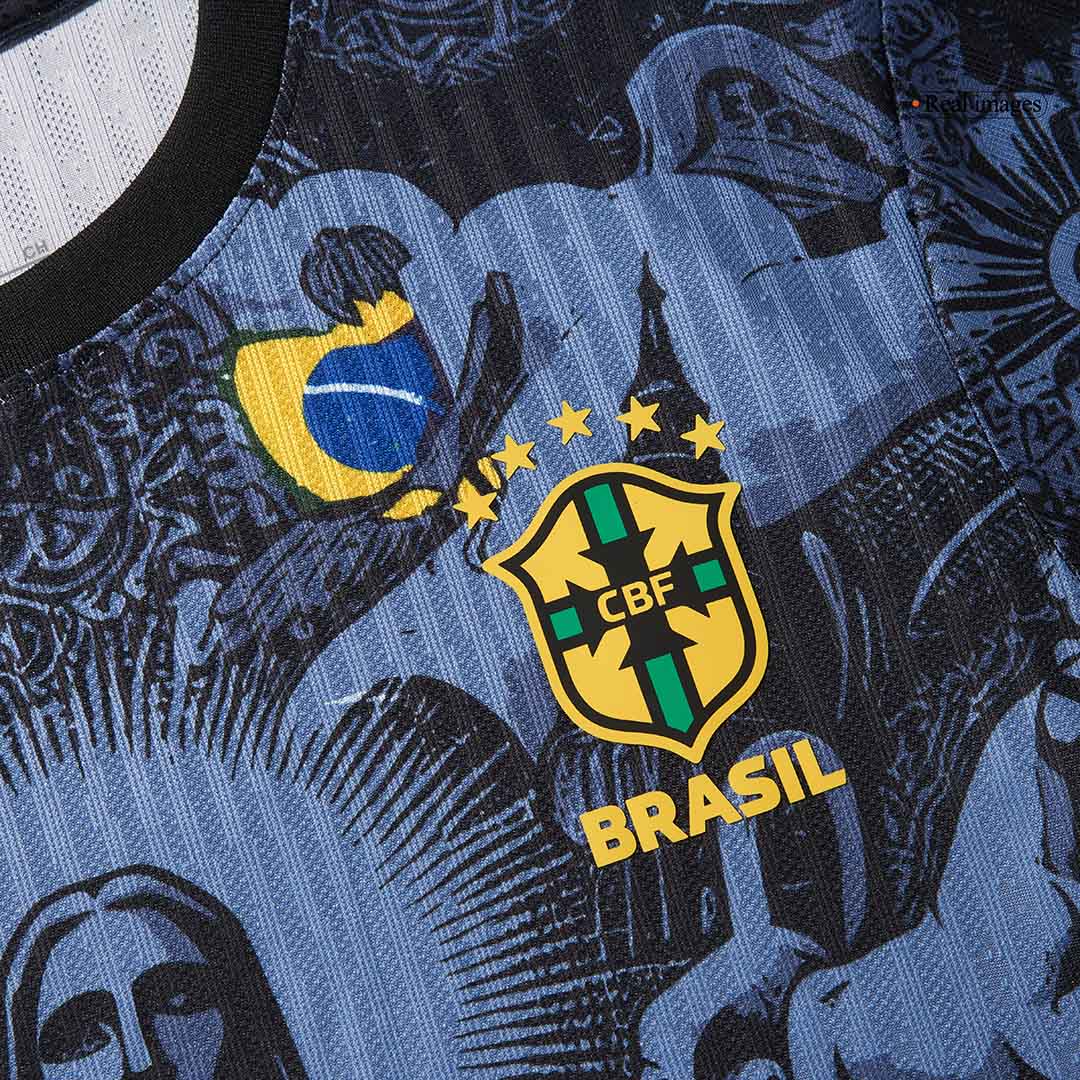 Brazil 2024 Black maillot version joueur