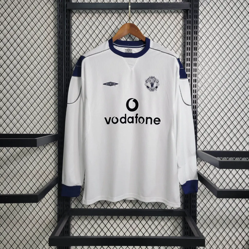 Manchester United 1999/00 manches longues Retro Jersey