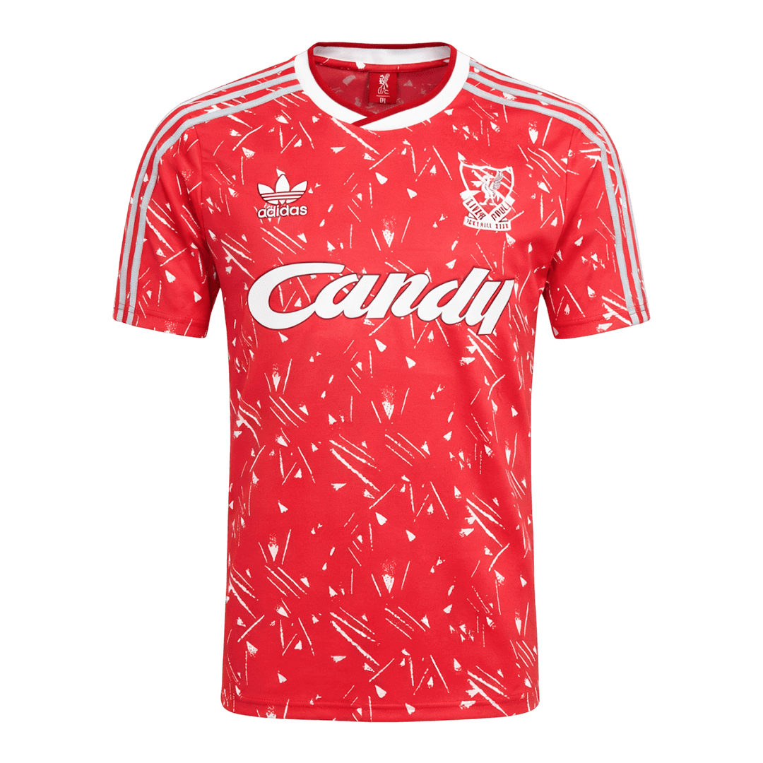 maillot Liverpool 1989/91 domicile rouge Retro