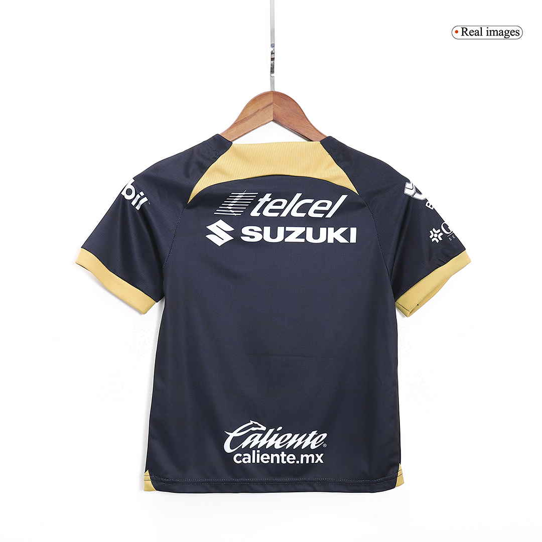 kit enfant Pumas UNAM 2023/24 extérieur bleu
