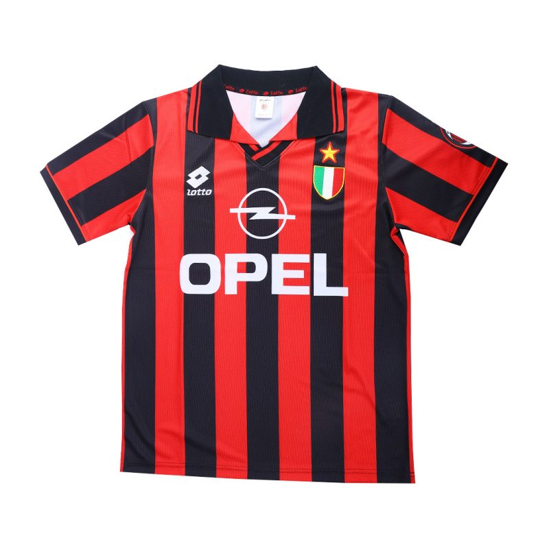 maillot AC Milan 1996/97 domicile rouge Retro