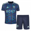 kit enfant Leeds United 2023/24 extérieur bleu