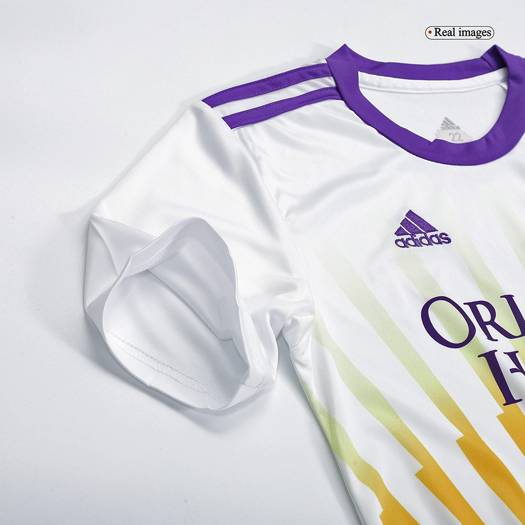 kit enfant Orlando City 2022 extérieur blanc