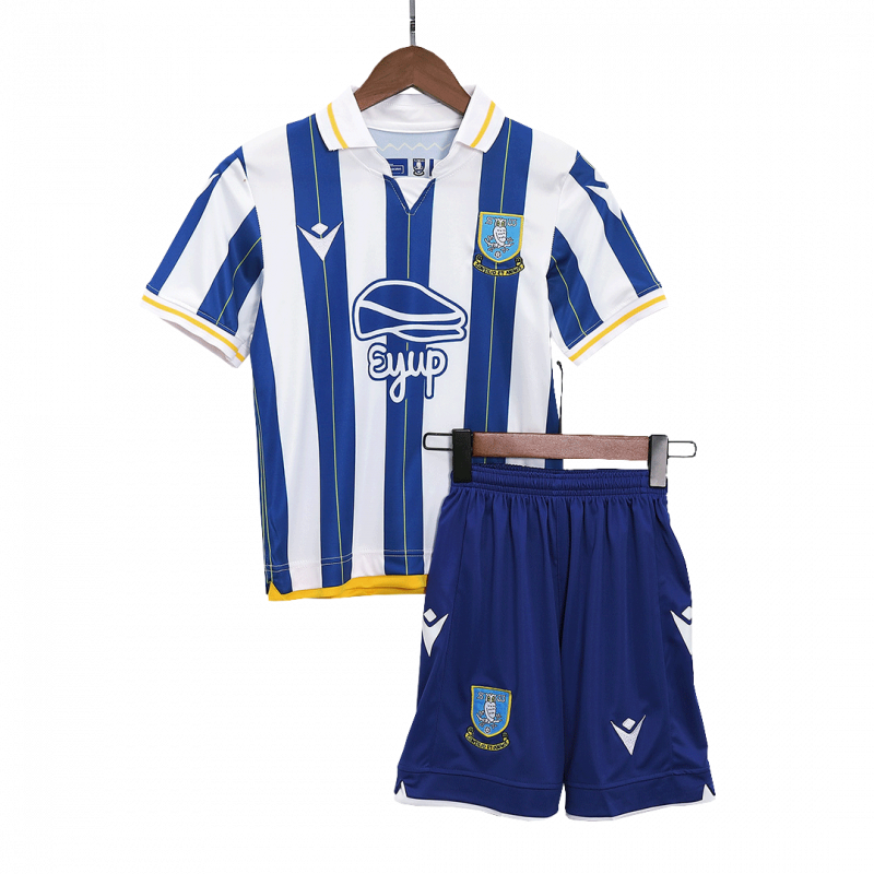 kit enfant Sheffield Wednesday 2023/24 domicile blanc