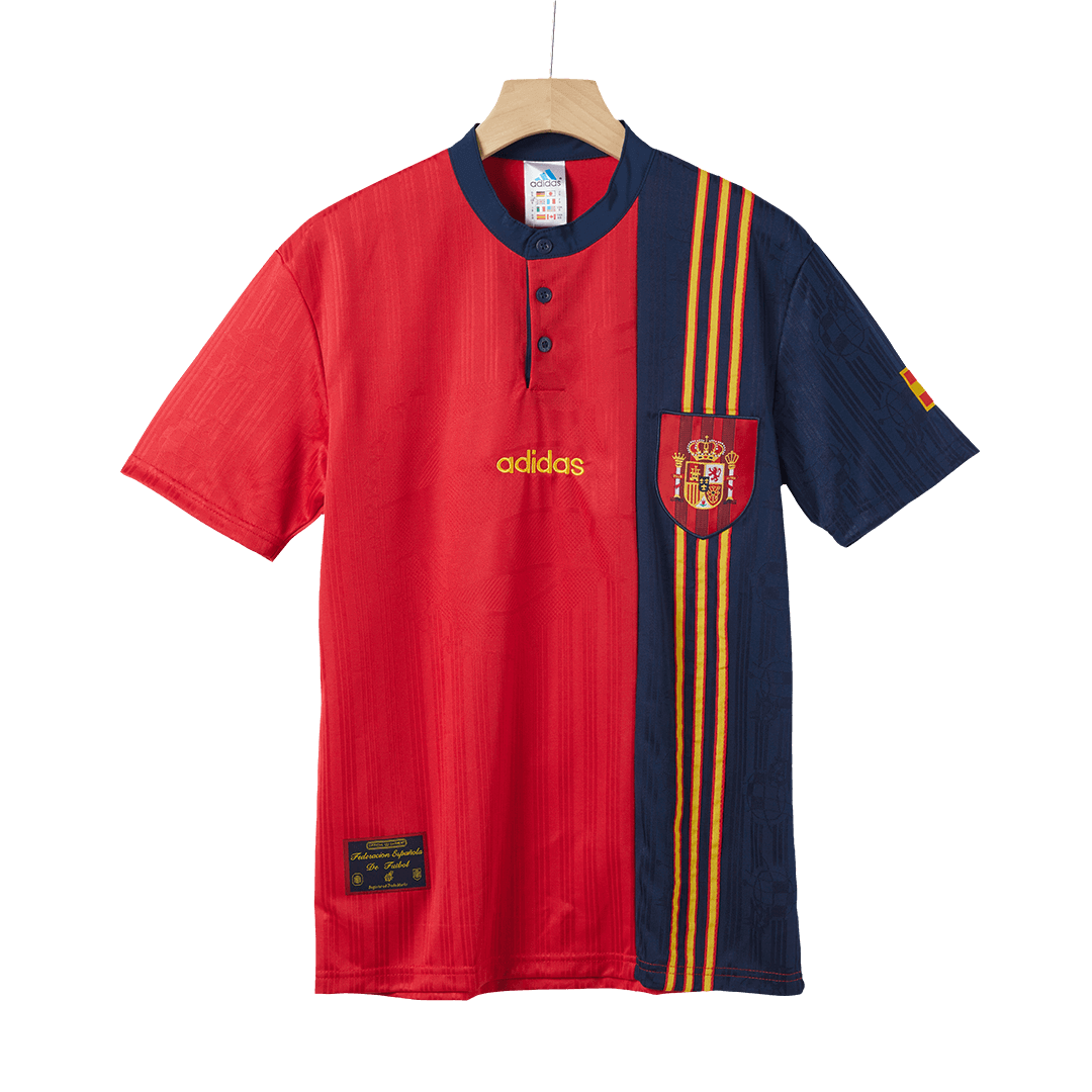maillot Spain 1996 domicile rouge Retro