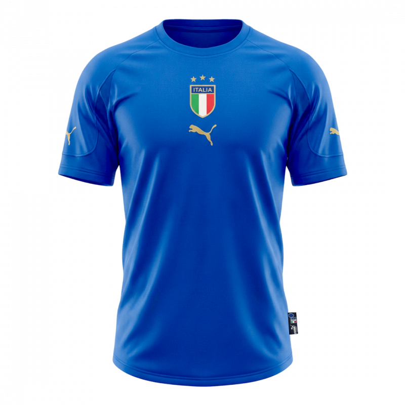maillot Italy 2004 domicile bleu Retro