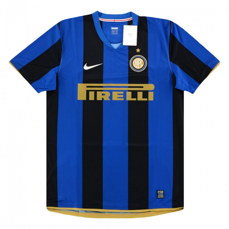 maillot Inter Milan 2008/09 domicile bleu Retro