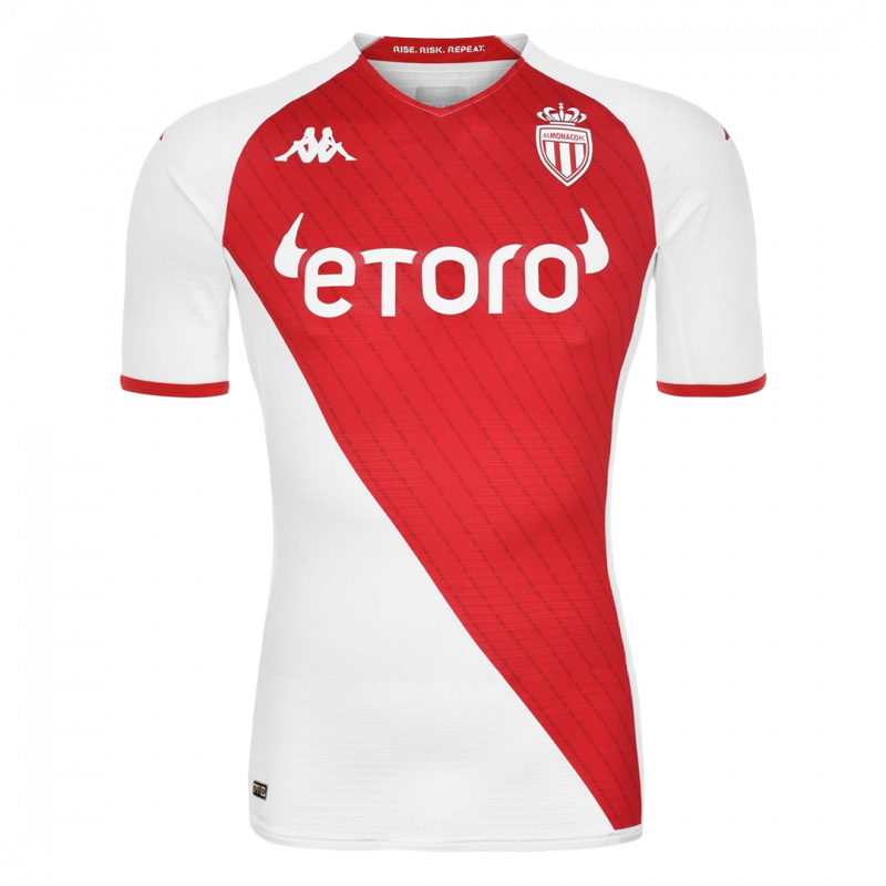 maillot AS Monaco FC 2022/23 domicile blanc