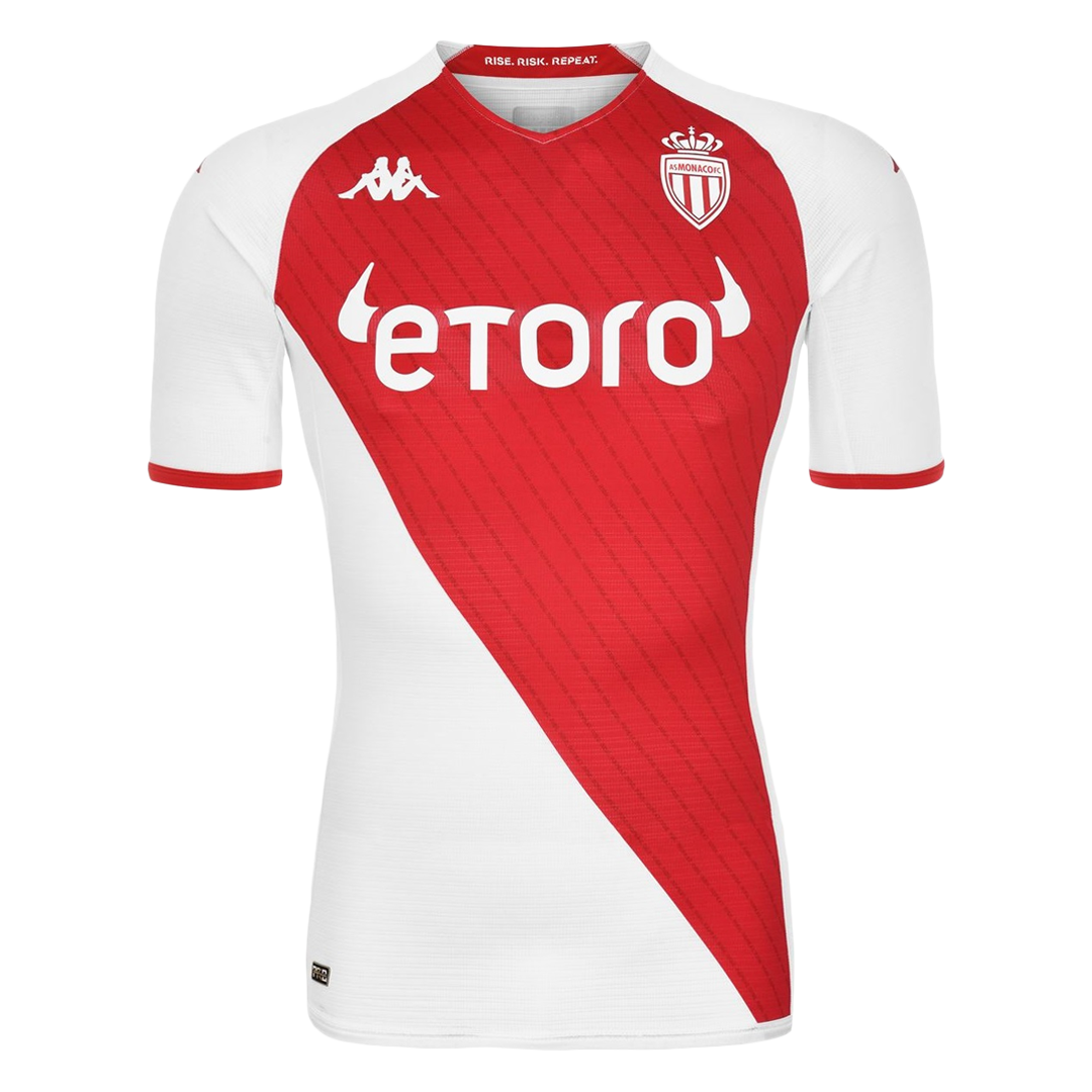 maillot AS Monaco FC 2022/23 domicile blanc