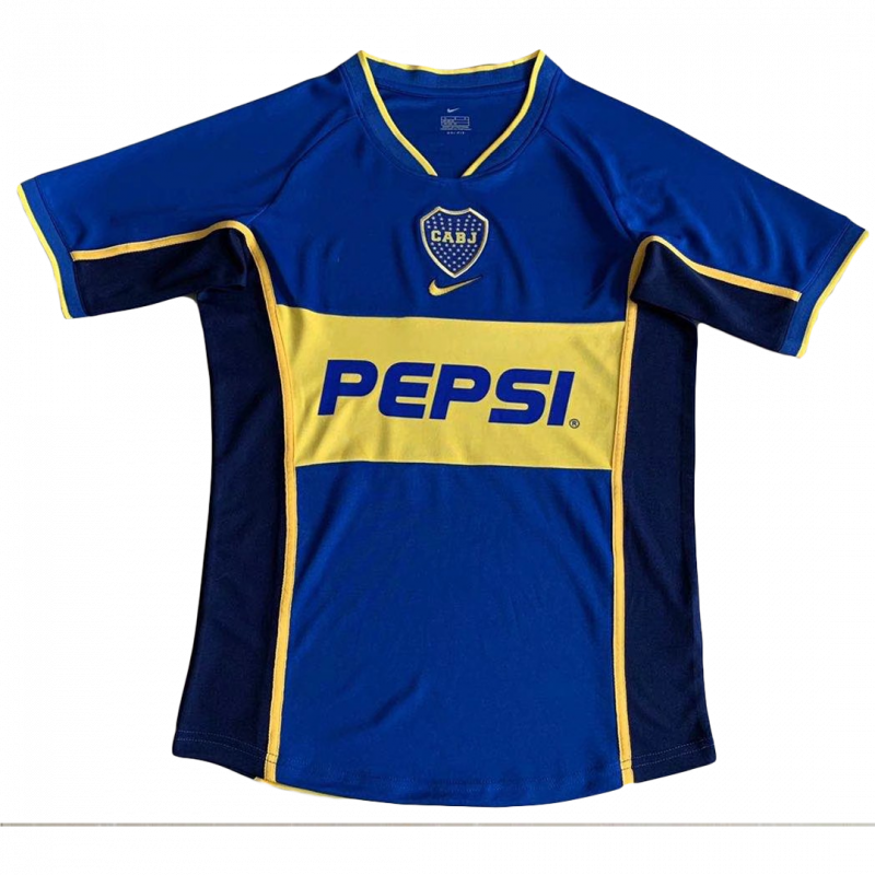 maillot Boca Juniors 2002 domicile noir Retro