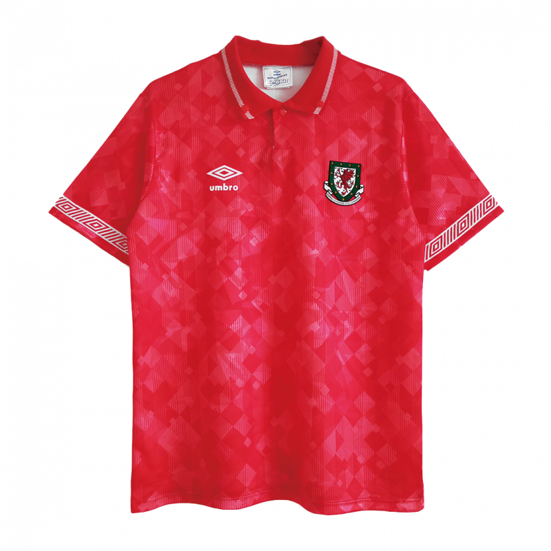 maillot Wales 1990/92 domicile rouge Retro