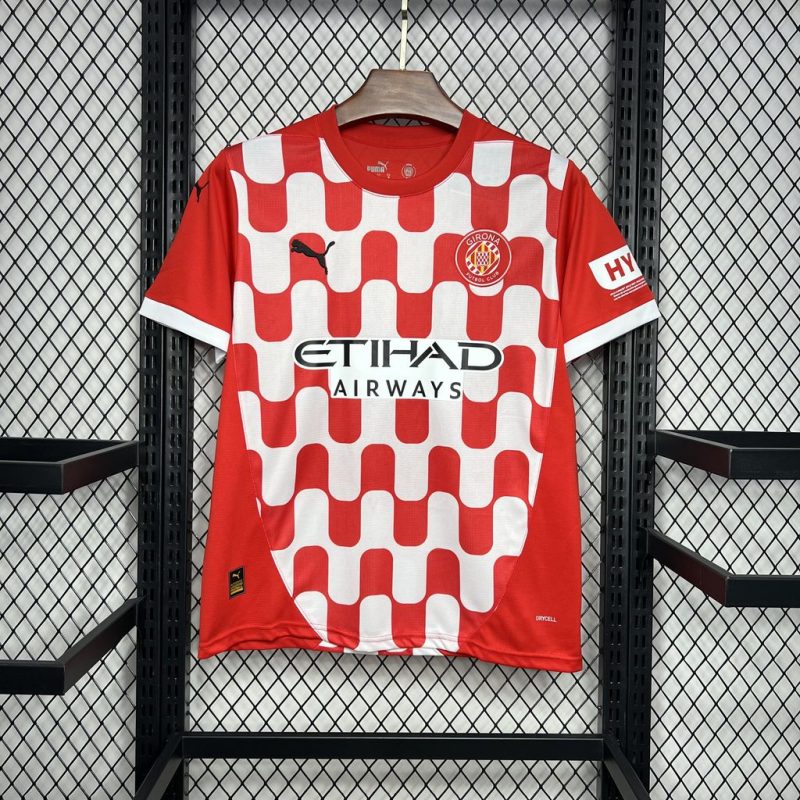 maillot Girona Maillot foot 2024/25 domicile