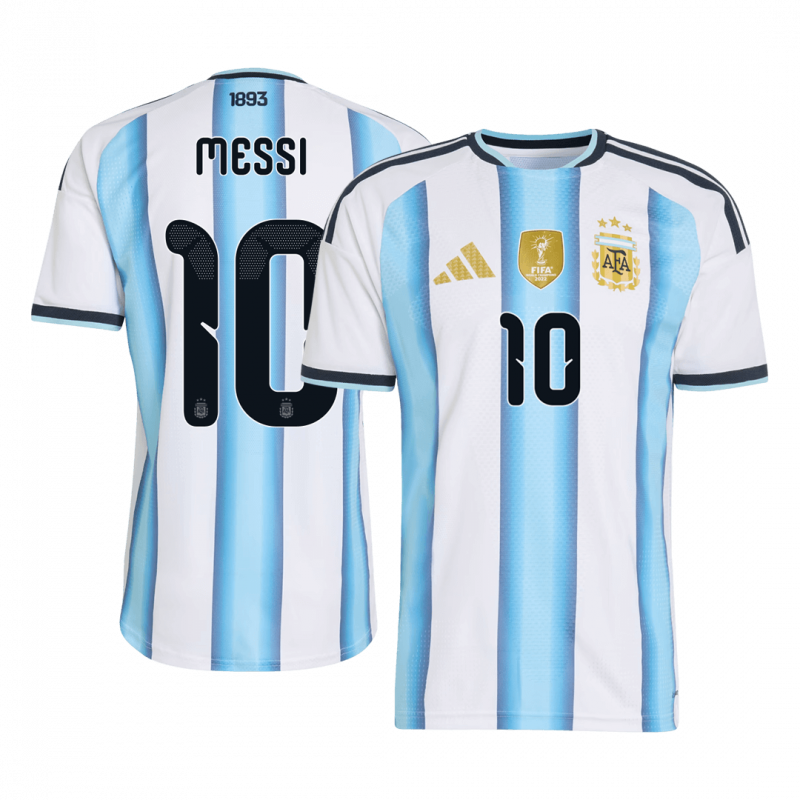 maillot MESSI #10 Argentina 2026 domicile blanc Player Version
