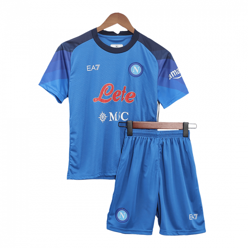 kit enfant Napoli 2022/23 domicile bleu