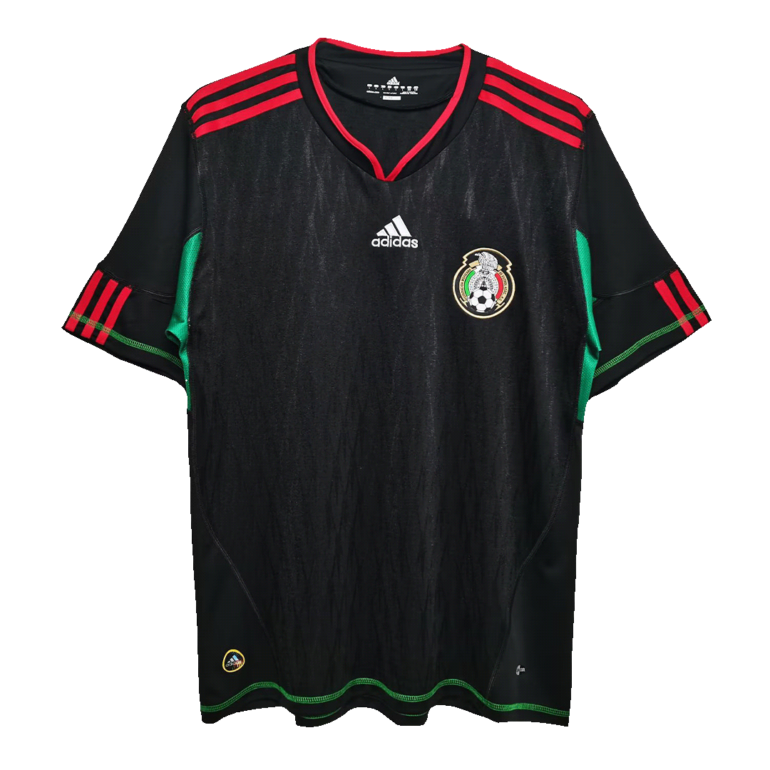 maillot Mexico 2010 extérieur noir Retro