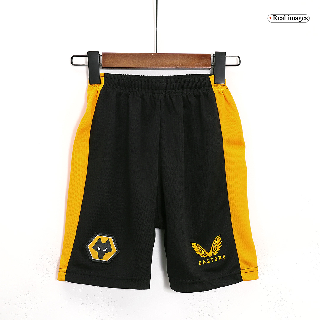 kit enfant Wolverhampton Wanderers 2023/24 domicile jaune