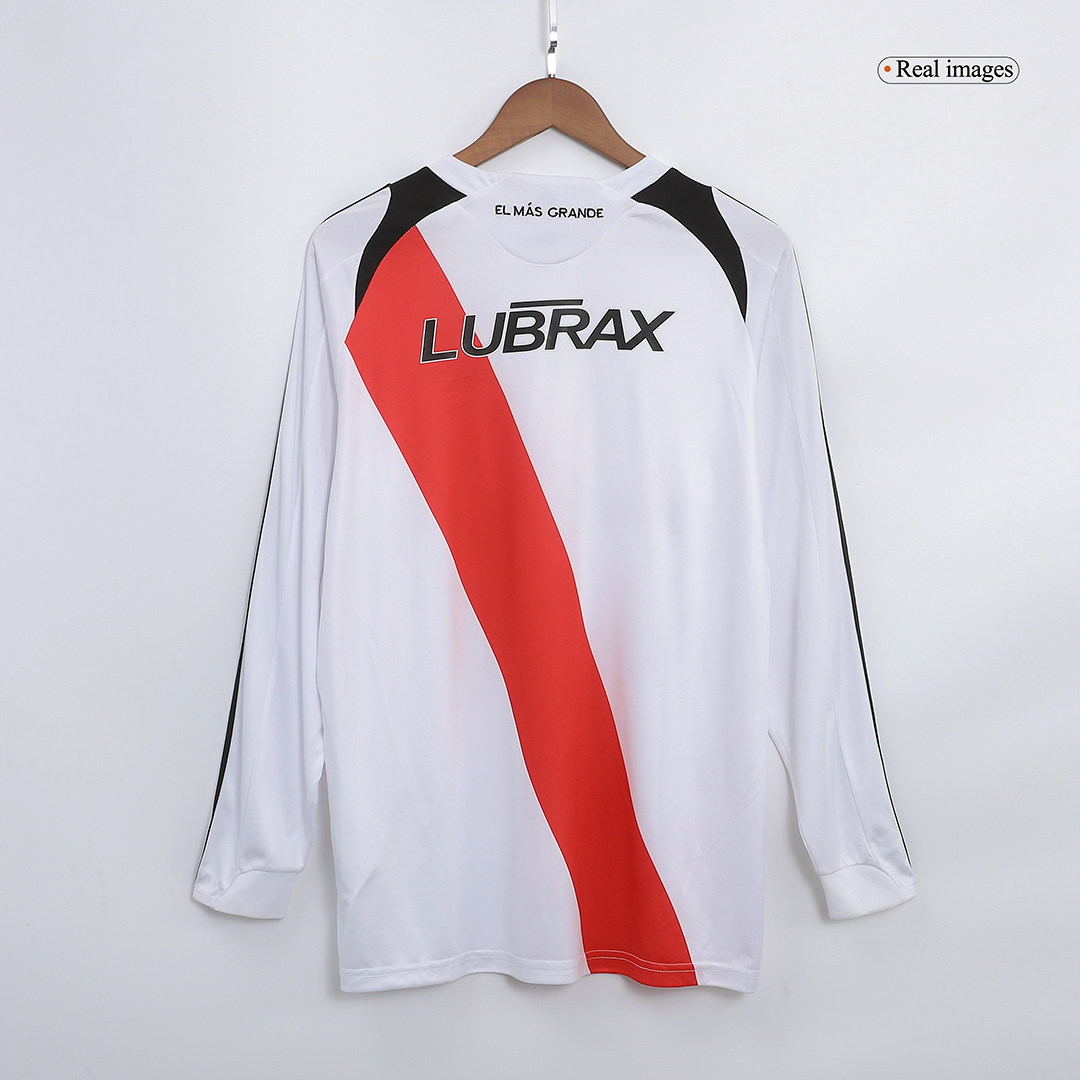 maillot River Plate 2009/10 troisième blanc manches longues Retro