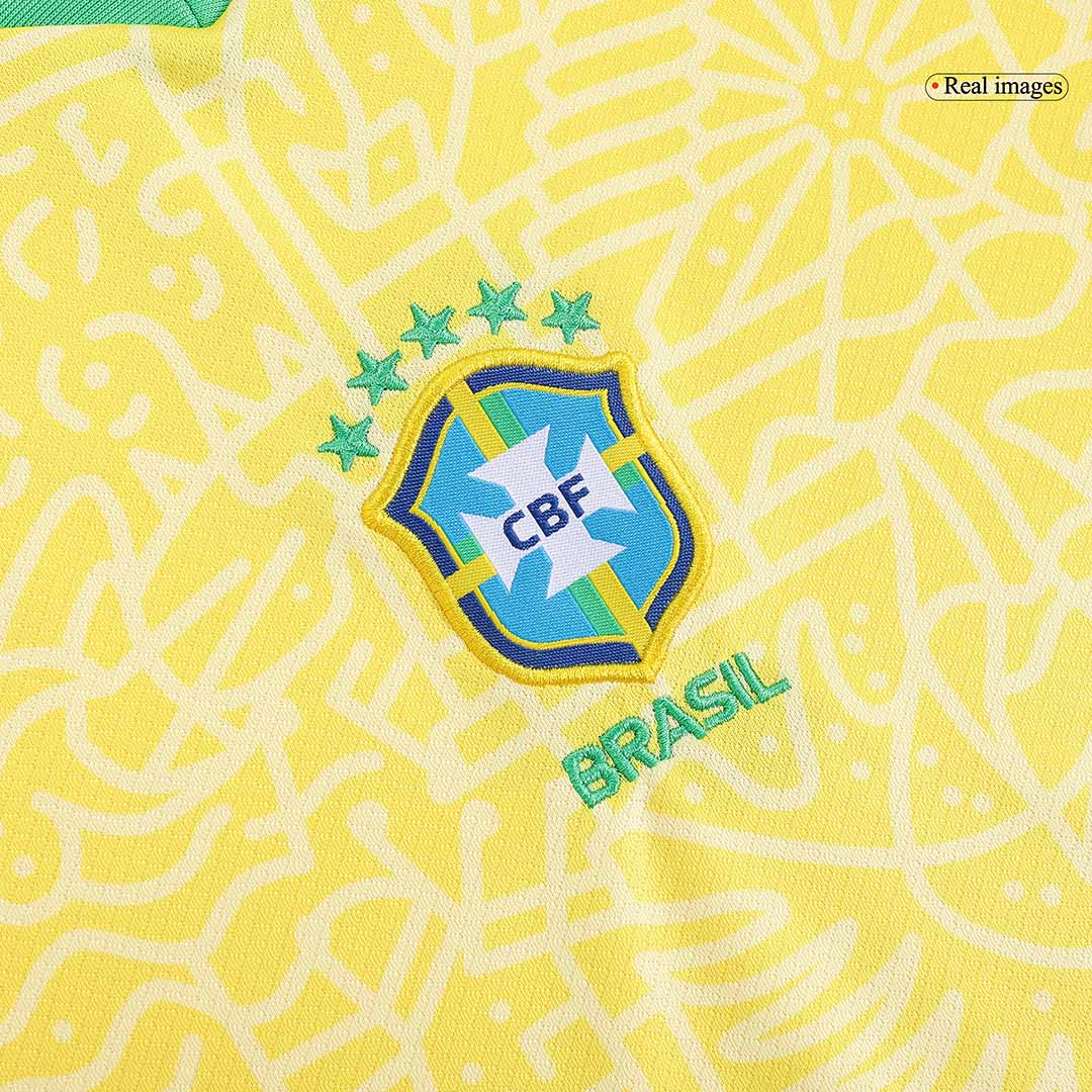 kit enfant Brazil 2024 domicile jaune