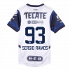 maillot SERGIO RAMOS #93 Monterrey 2024/25 extérieur blanc Player Version