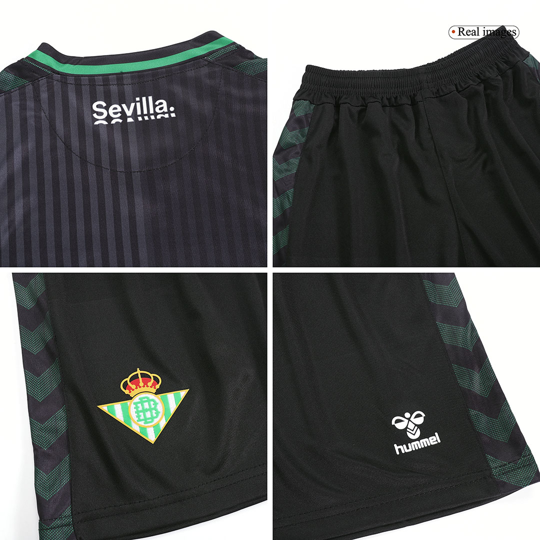 kit enfant Real Betis 2023/24 troisième noir