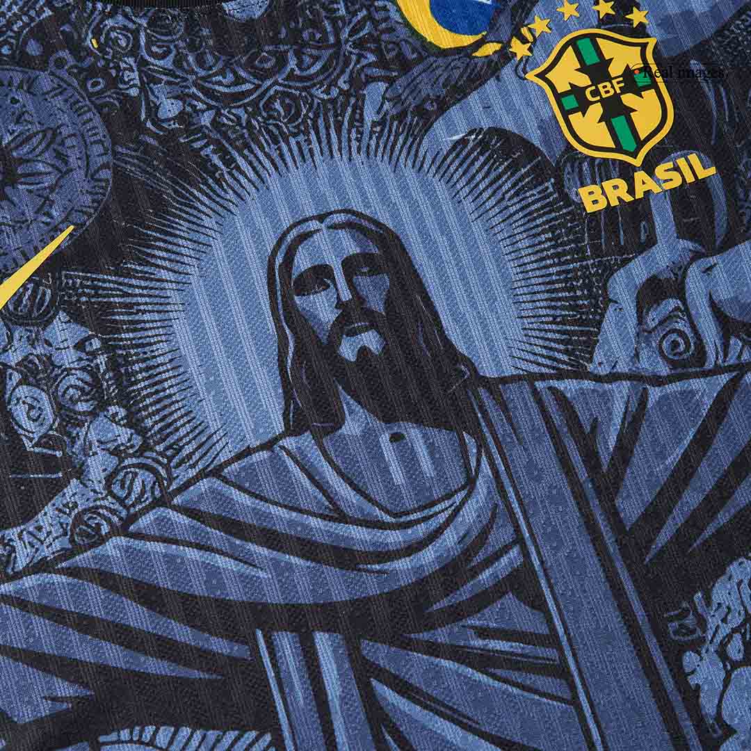 Brazil 2024 Black maillot version joueur