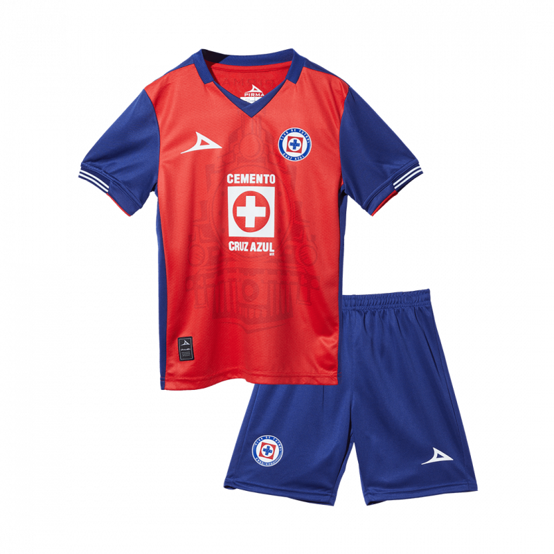 kit enfant Cruz Azul 2024/25 troisième rouge