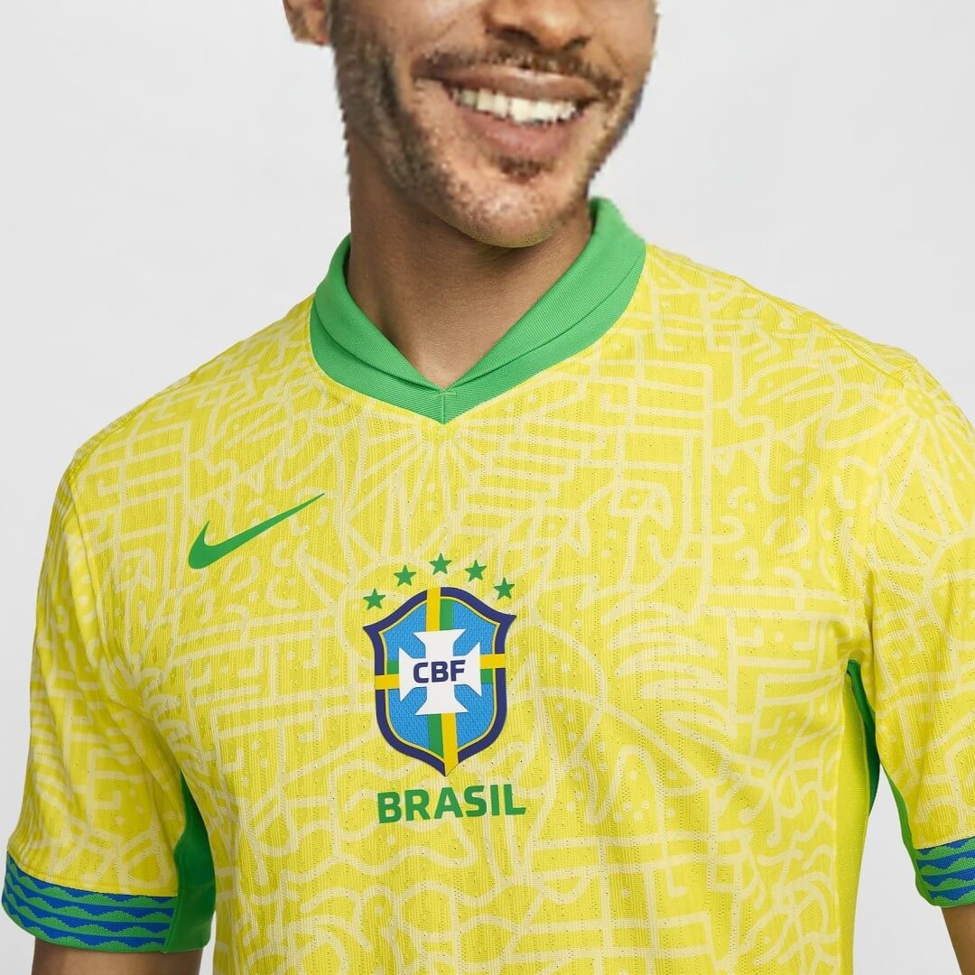 maillot Brazil 2024 domicile jaune Player Version