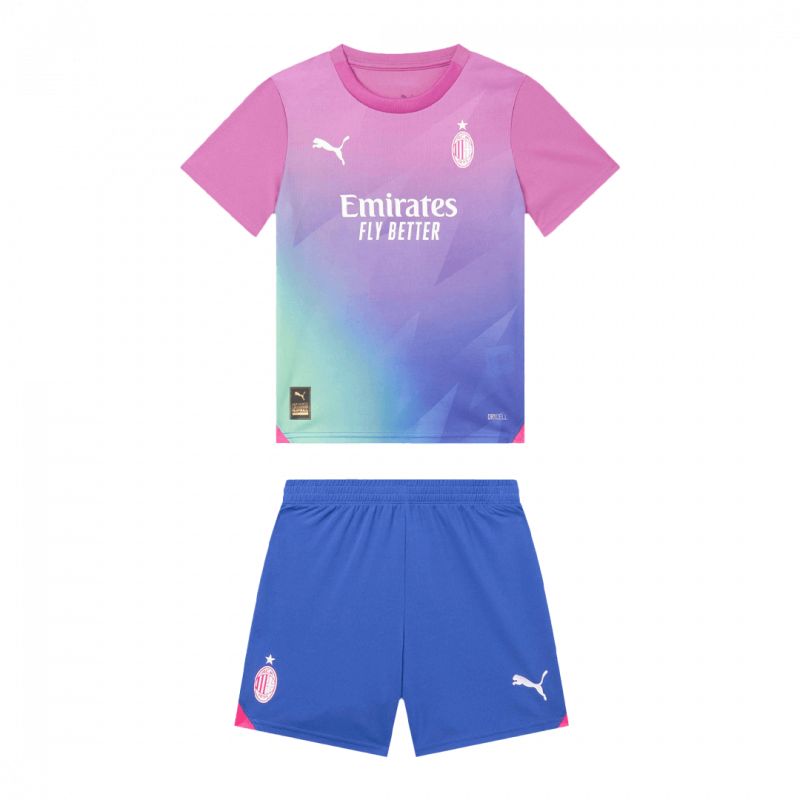 kit enfant AC Milan 2023/24 troisième violet
