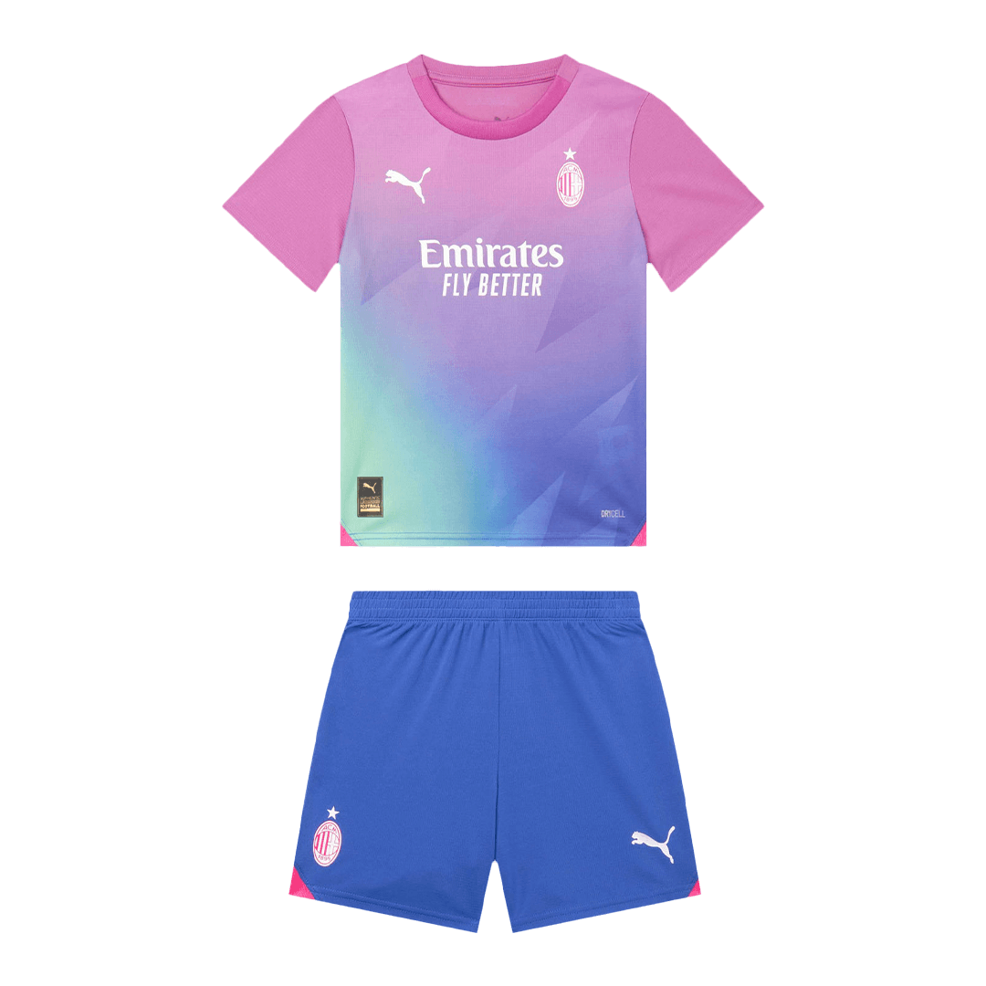 kit enfant AC Milan 2023/24 troisième violet