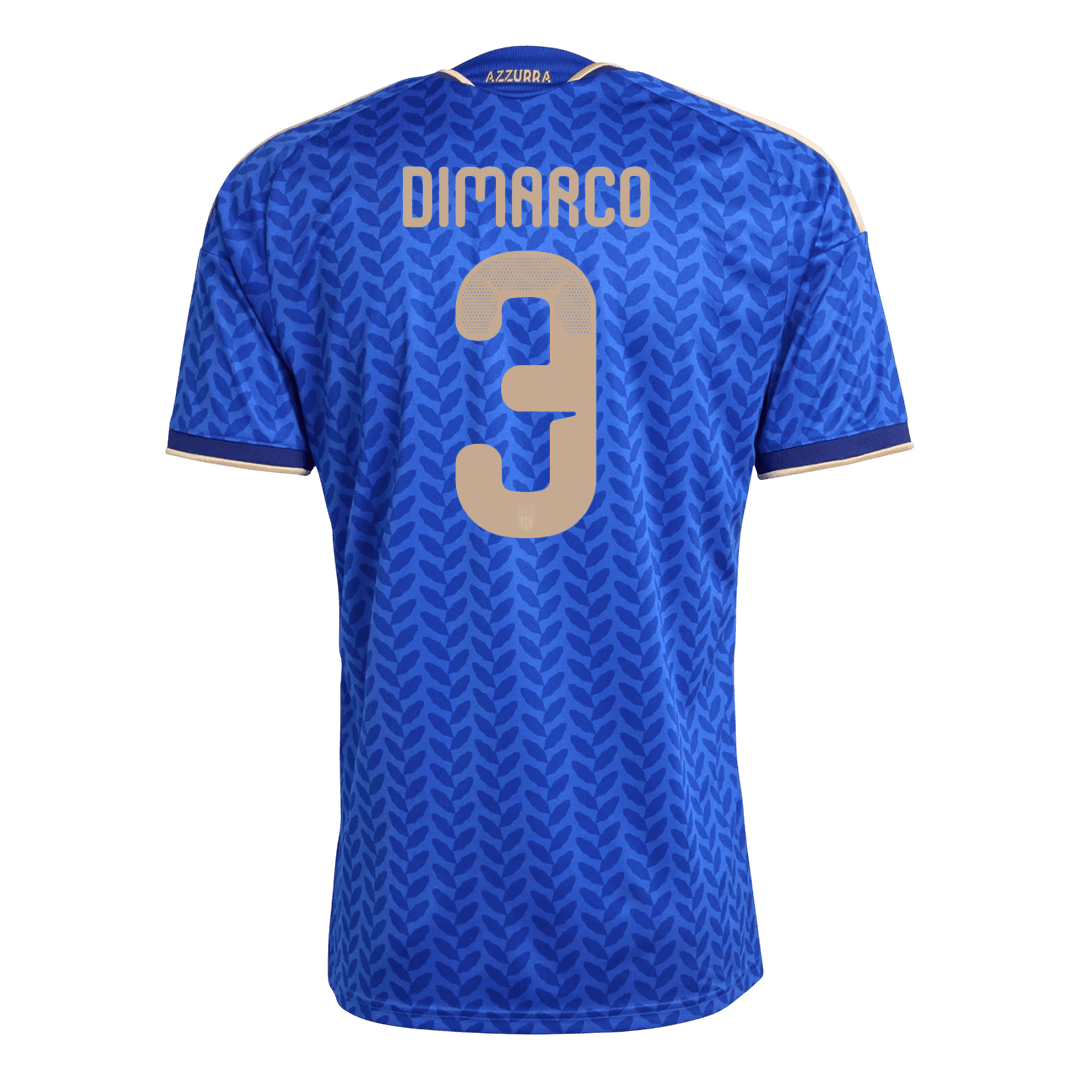 maillot DIMARCO #3 Italy 2026 domicile bleu Premium