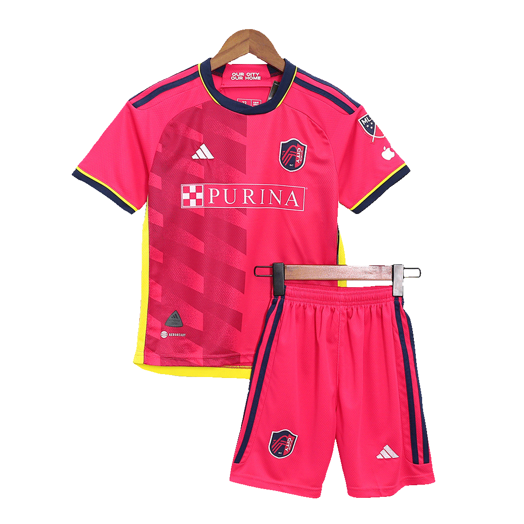 kit enfant St. Louis City SC 2023 domicile rose