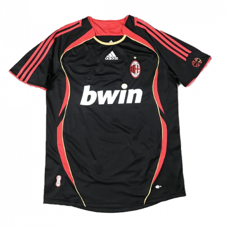 maillot AC Milan 2006/07 troisième noir Retro