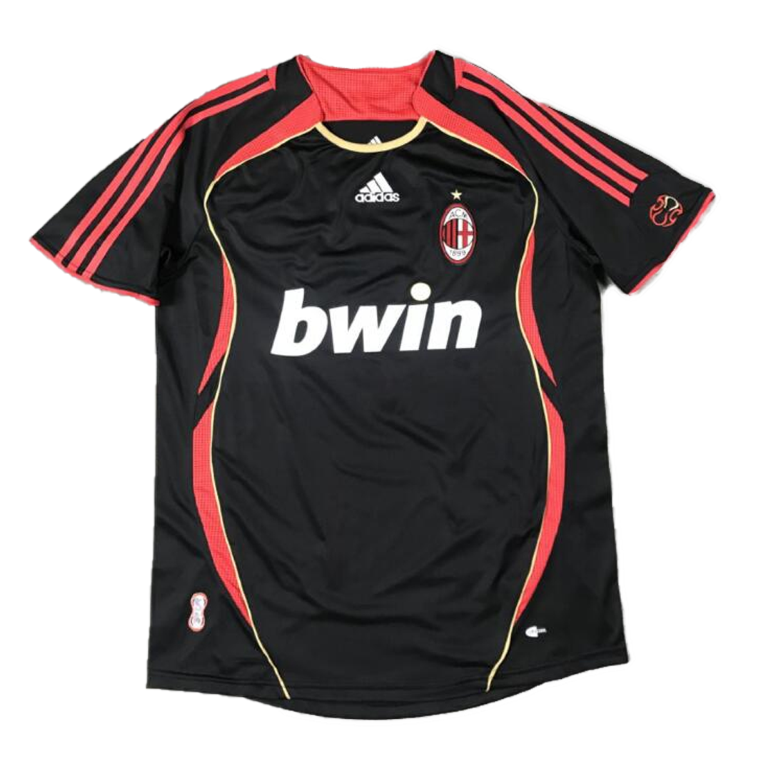 maillot AC Milan 2006/07 troisième noir Retro