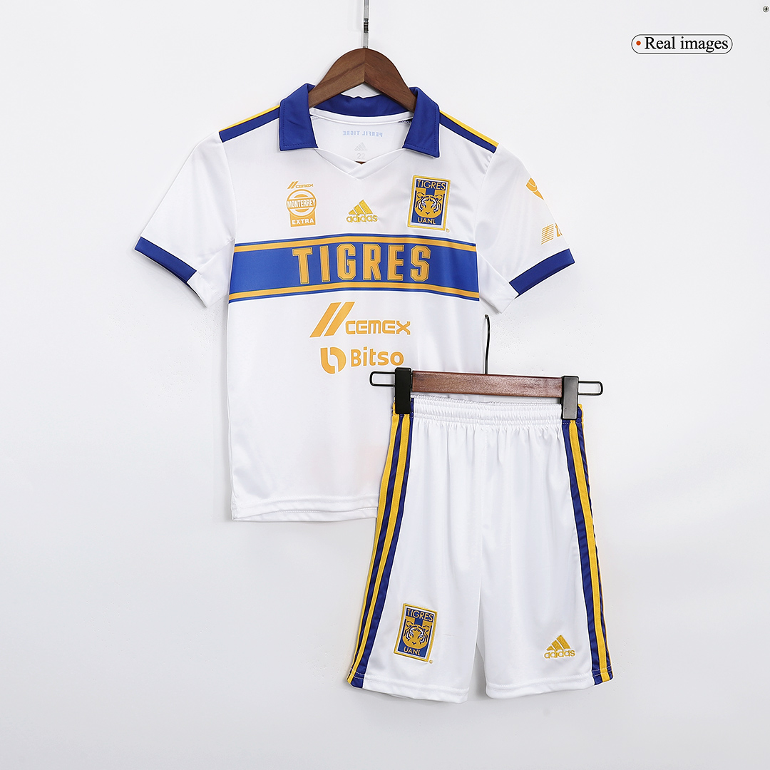 kit enfant Tigres UANL 2022/23 troisième blanc