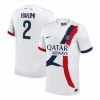 maillot HAKIMI #2 Paris Saint-Germain 2025/26 extérieur blanc Player Version