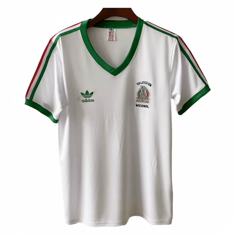 maillot Mexico 1983 extérieur blanc Retro